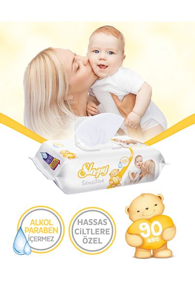 Sleepy Sensitive Wet Wipes 10 X 90's