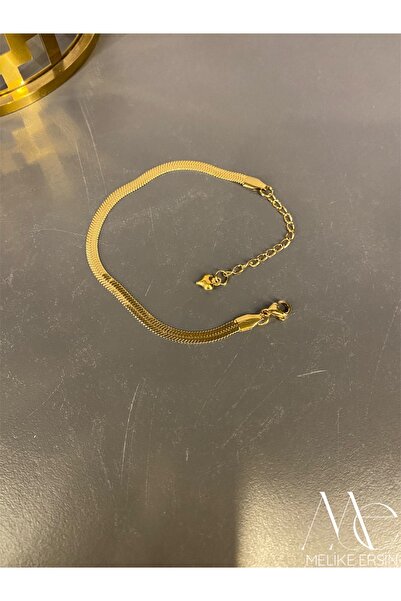 MELİKE ERSİN سلسلة ياسى إيطالية ذهبية من الفولاذ 316L