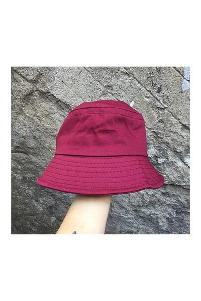 Köstebek Cherry Color Summer Bucket Hat