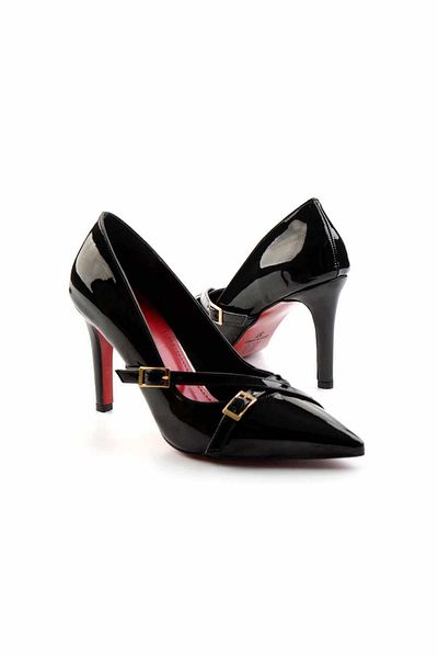 Bambi Pantofi cu toc clasici de damă negri K 01231407708