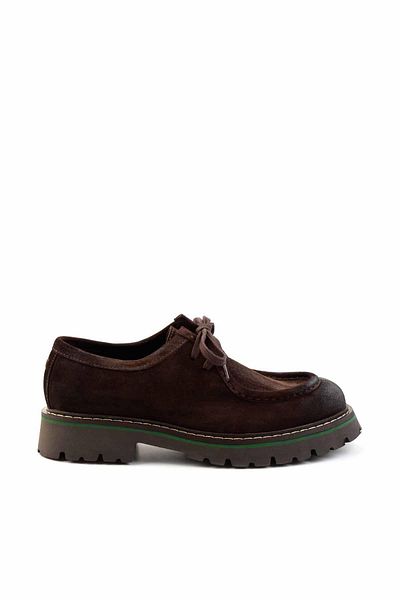 Bambi Brown Leather Men's Casual Shoes E 01901020202