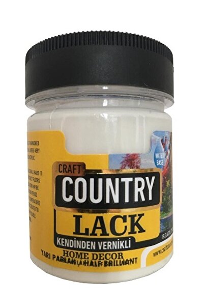Craft Country Kendinden Vernikli Lack Hobi Boyası 120cc 4003 Fildişi