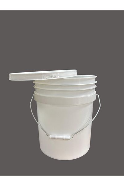 EKBAĞ Ek-bağ Airtight Plastic Cylinder American Bucket 18 Lt (5 PCS)