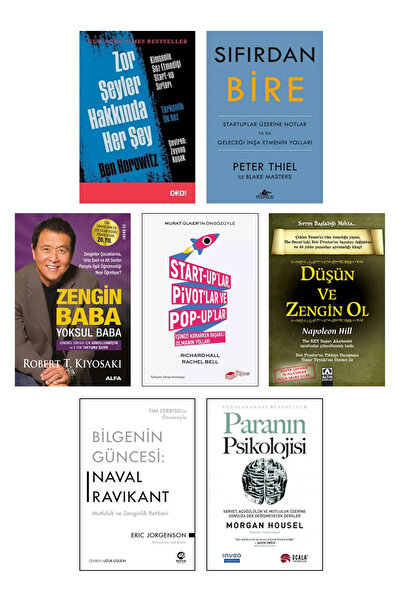 Altın Kitaplar Zor Şeyler Hakkında Her Şey Ben Horowitz Sıfırdan Bire Peter T...