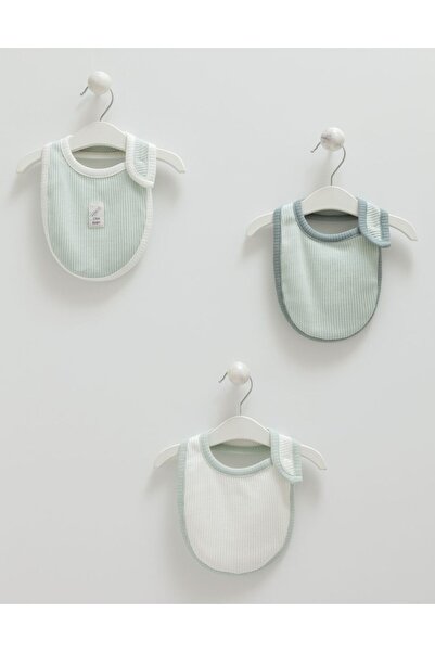 Caramell Bebenova Happy Boy (0-12 AY UYUMLU) %100 Pamuk Çıtçıtlı 3lü Mama Önlük