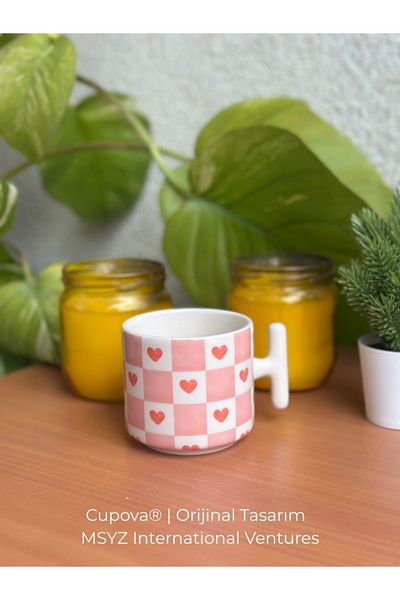 Cupova Romantic Heart Mug, Gift, Valentine's Day, Mother's Day, Women's Day