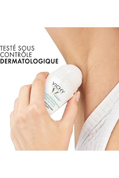 Vichy Deodorant Roll-on For Intense Perspiration Control, 48h Protection, Hypoallergenic, 50ml