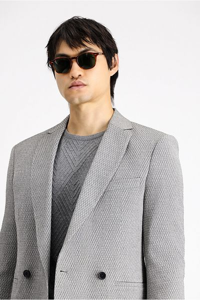 Kiğılı Patterned Slim Fit Double Breasted Jacket - Slim Fit