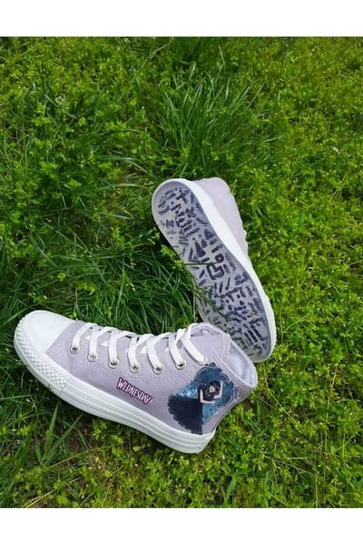 archiepet Adidași de dans gri pentru fete - imprimați
