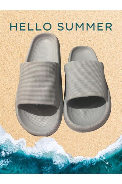 BERCHILL Beach Pool Sea Daily Slippers-Home-Bathroom-Non-Slip Sole-Slippers