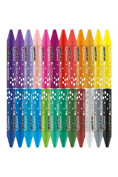 Maped Easy Grip Triangle Design First Pastel Painting 24 Color Peps Oil Pastels Oil Pastel Boy