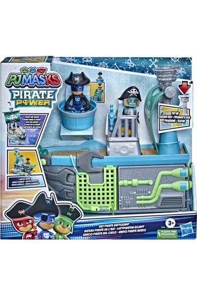 Hasbro Oyuncak Lisanslı Ürün Pjamaskeliler Hava Korsanları 2'li Figür Aksiyon Gemisi F3665