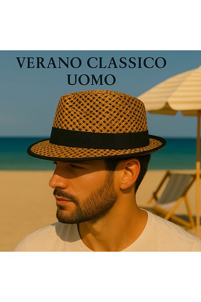 Avantaj Kapıda Verano Uomo Premium Summer Fedora Hat – Breathable, Anti-Sweat, Beach and City Style