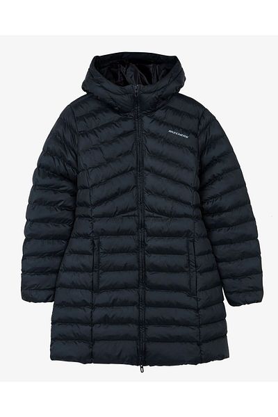 SKECHERS W Essential Maxi Μήκος Μπουφάν με κουκούλα