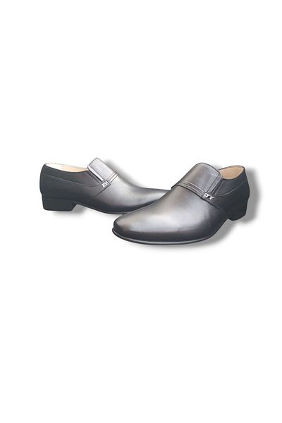 Growish Gr0328 Genuine Leather Buckle Embroidered Leather Sole Black Men's Classic Dad Shoes