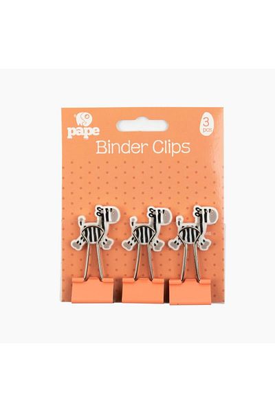 pape Zebra Clamp 3-Piece Paperclip