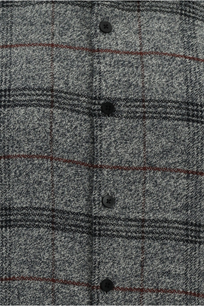 Abdullah Kiğılı Довгорукавна бавовняна сорочка з картатим візерунком - Regular Fit