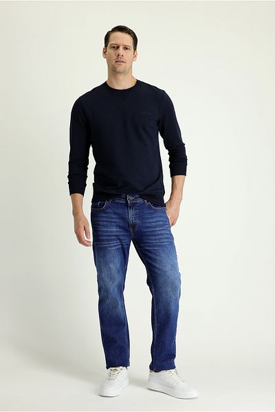 Kiğılı Regular Fit Lycra Denim Trousers