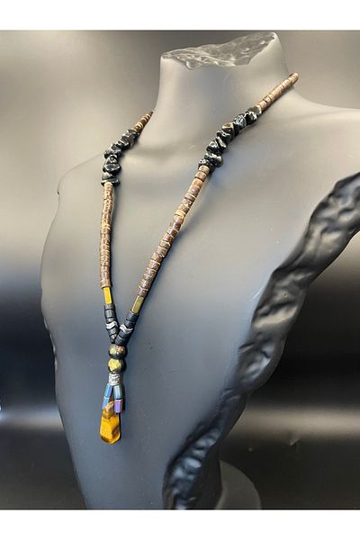magıcgrange Tiger Eye,Gold Hematite Obsidian Design Constantin