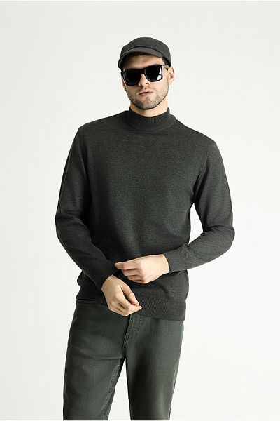 Kiğılı Bato Collar Slim Fit Slim Fit Cotton Knitwear Sweater