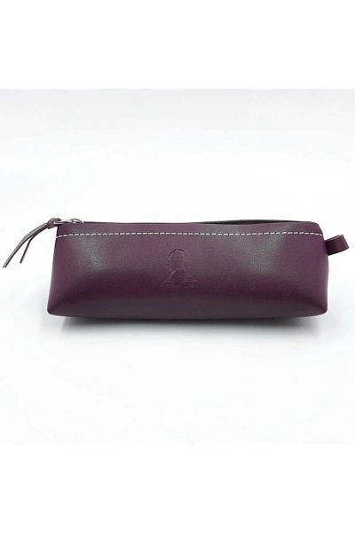 Südor Mona Lisa Soft Leather Stylish Triangle Pen Holder Purple