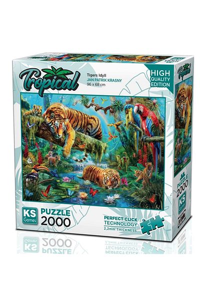 Ks Games 2000 Piece Tigers Puzzle