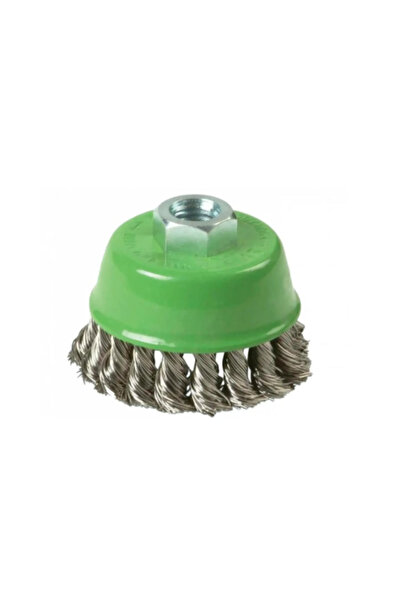 Genel Markalar 65 Mm Burgulu Çanak Tel Fırça Matkap Daire Fırça