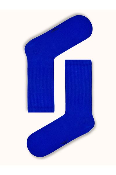 CARNAVAL SOCKS Αθλητικές κάλτσες με απλό σχέδιο σε μπλε ναυτικό χρώμα