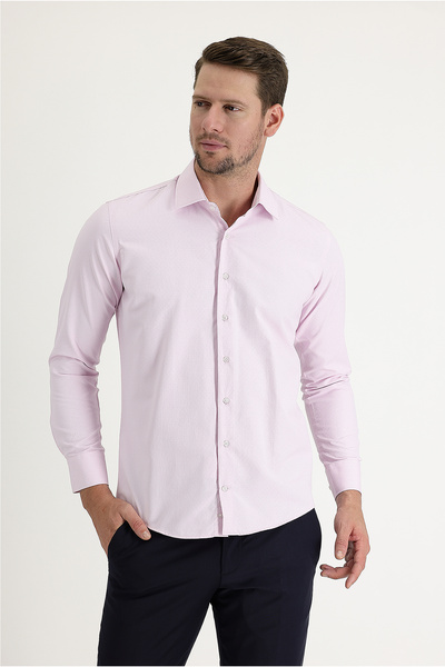 Kiğılı Cămașă cu mânecă lungă, slim fit, cu model clasic, din bumbac, ușor de călcat