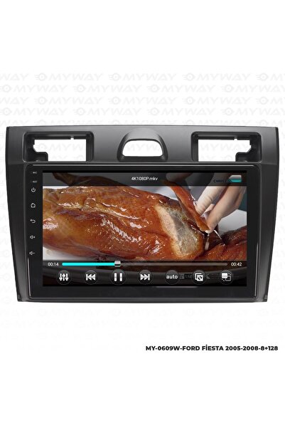 MYWAYY Araç Multimedya Ford Fiesta Android 12 Carplay 4Gb Ram + 64Gb Hdd 2005...