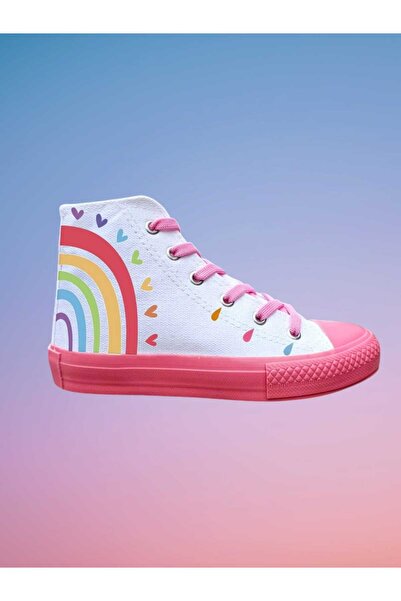 amazoondesing Sportske cipele za devojčice sa temom duginih boja Štampano Ruž...