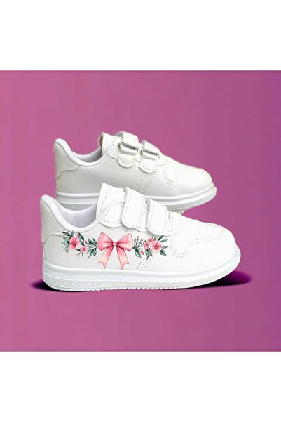 amazoondesing Pantofi sport pentru fete Sweet flower Ribbon cu imprimeu