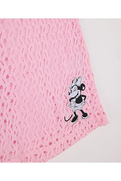 Minnie Mouse Lisanslı Kız Bebek Elbise 22047