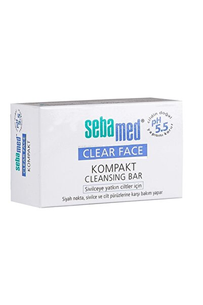 Sebamed Clear Face Compact Facial Cleansing Bar Soap for Acne-Prone Skin 100Gr (Set of 9)