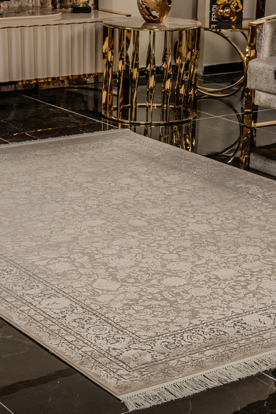 KREASYON HALI Nakış NK003 Çok Renkli Uzun Ömürlü Yumuşak Dokulu Salon Mutfak ...