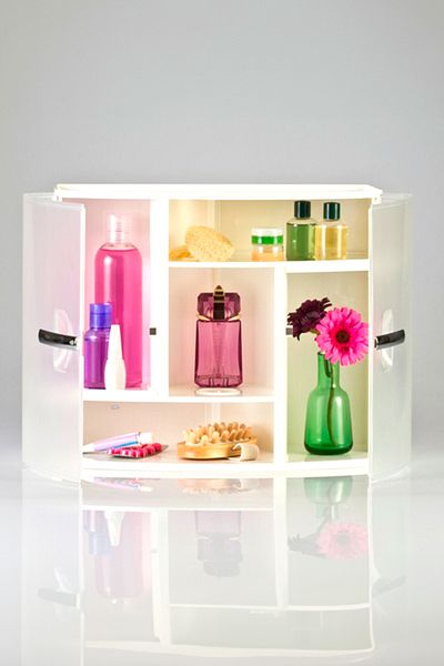 Prima Nova Dulap pentru medicamente pentru baie Transparent Natural