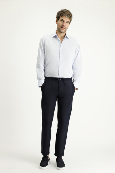 Kiğılı Cămașă clasică din bumbac cu model - mânecă lungă