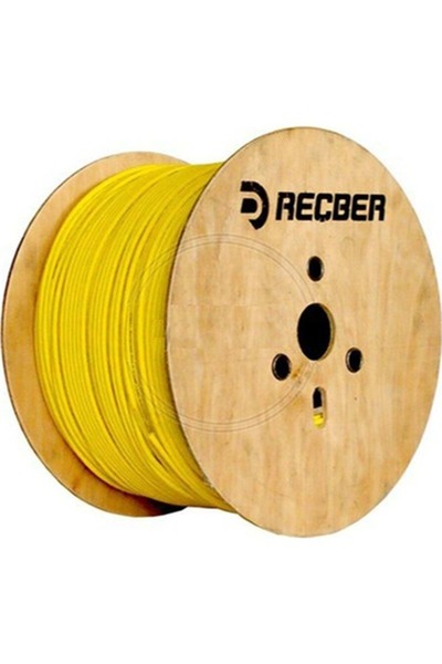 Reçber 506022 SL400 U23 LSZH Cat6 U/U23 LSZH 4x2x23AWG (Yanmaz) Halogen Free 500Mt Network Kablosu