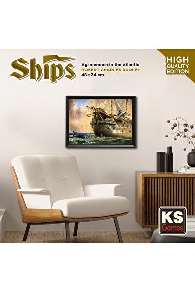 Ks Games Hms Agamemnon In Atlantic 500 Piece Puzzle