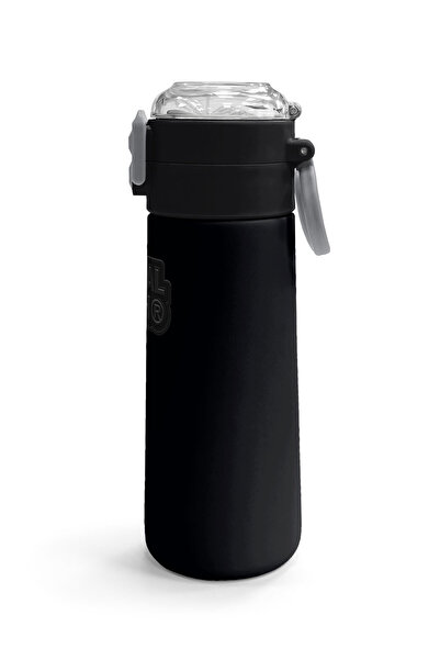 Coral High Kids Black Straw and Direct Drinking Steel Thermos 500 ml 31827