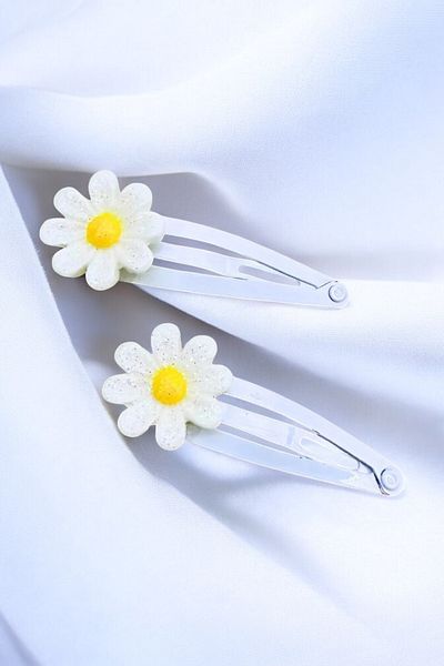 PETEK AKSESUAR 2 PCS CHILDREN'S CHAMOMILE SIDE STRAP BUCKLE