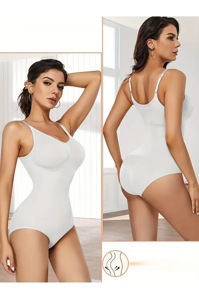 MİSTİRİK Mamey Model Waist Belly and Abdomen Firming Seamless Snap Fastener Corset White Color8