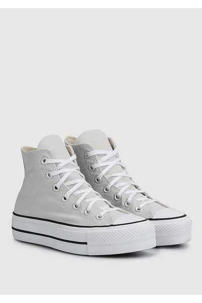 converse Chuck Taylor All Star Lift HI Barely Gri Sneaker Femei A08287C