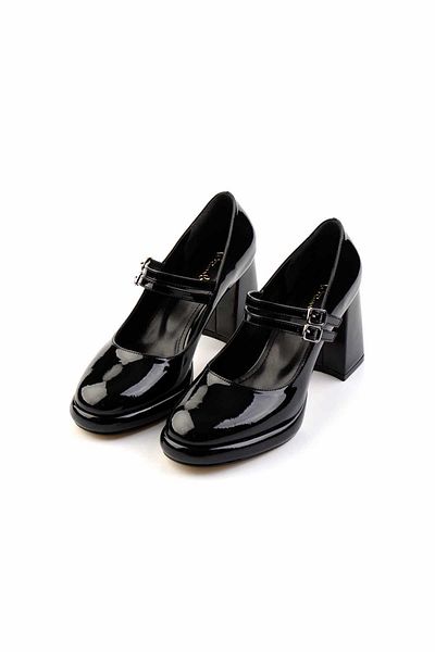 Bambi Pantofi cu toc clasici de damă negri K01231414508