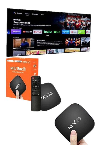 LiderGlobal Mx Box Android Tv Media Sound 4K Ultra Hd Image Quality