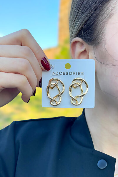 TAKIPORT أقراط نسائية هندسية لا تفقد اللون