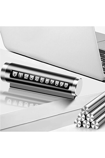 ForWhat Büro Ev Ofis Arabası için Araç İçi Siyah Çerçeve Alüminyum Telefon Nu...