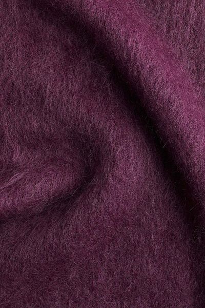 H&M Mohair-blend knitted top