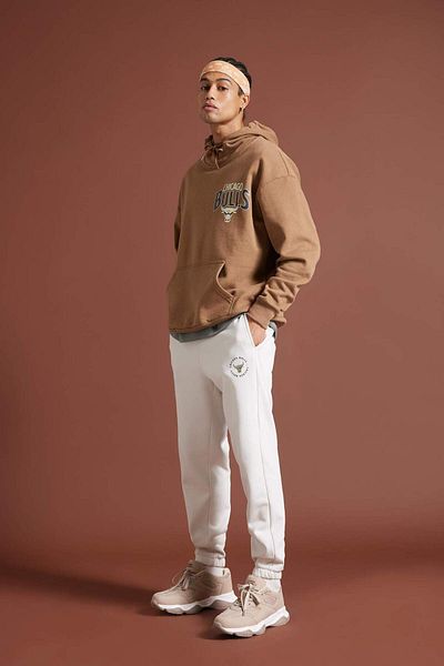 DeFacto DeFactoFit NBA Chicago Bulls Standard Fit με τσέπες με ελαστική ζώνη Jogger Sweatpants D3244AX24WN