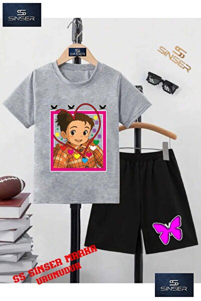 SS SİNSER Παιδικό μπλουζάκι με λαιμόκοψη "ECRN GIRL HEART" με ειδική στάμπα -...